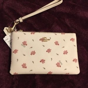 Coach Floral Bloom Wristlet
